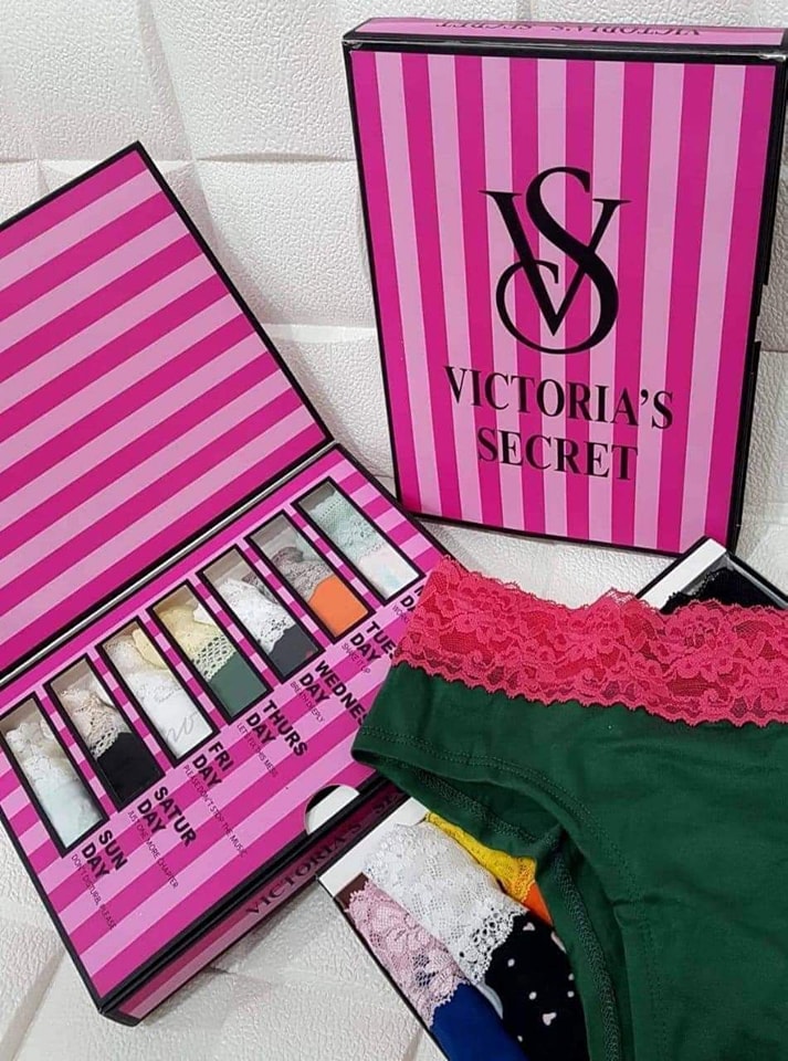 Victorian’s Secret Printed Panty Box | 7 Pcs Luxury Panty Set – 👙